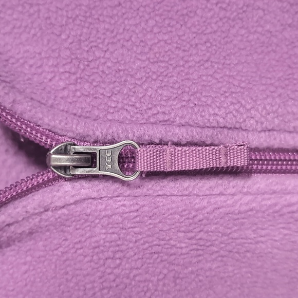 Columbia Girl's Light Purple Fleece Full Zip Jacket Size Large (14/16) - Picture 4 of 6